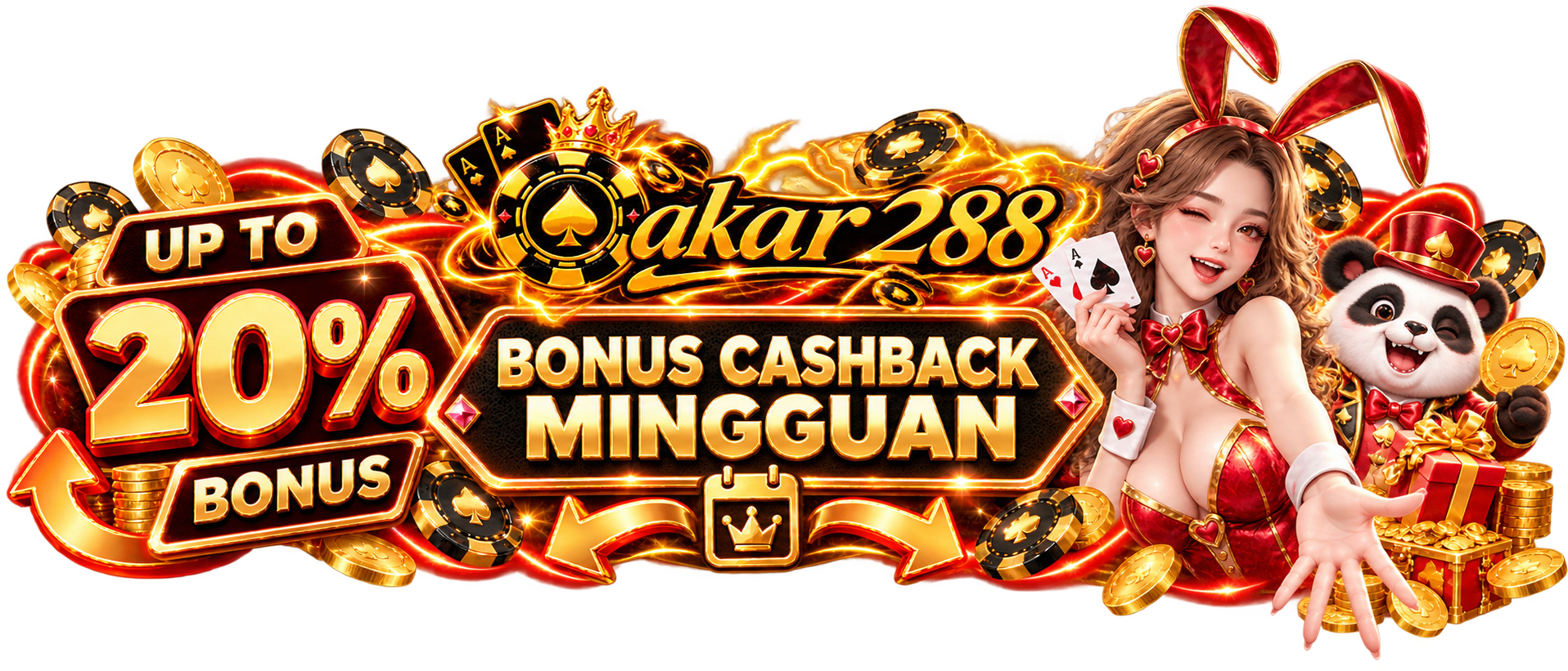 CASHBACK MINGGUAN UP TO 20%