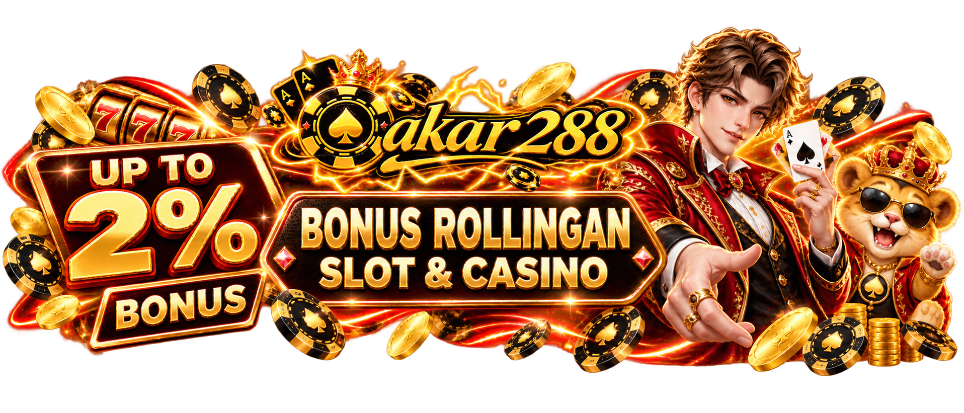 BONUS ROLLINGAN UP TO 2% SLOT & CASINO